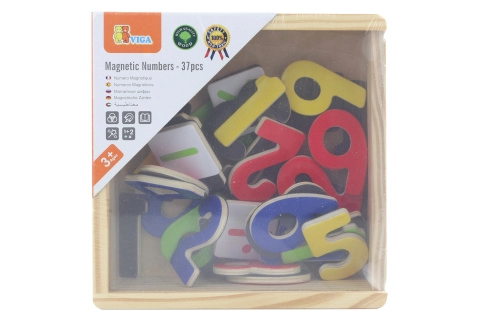 Viga magnetické čísla drevené hračky