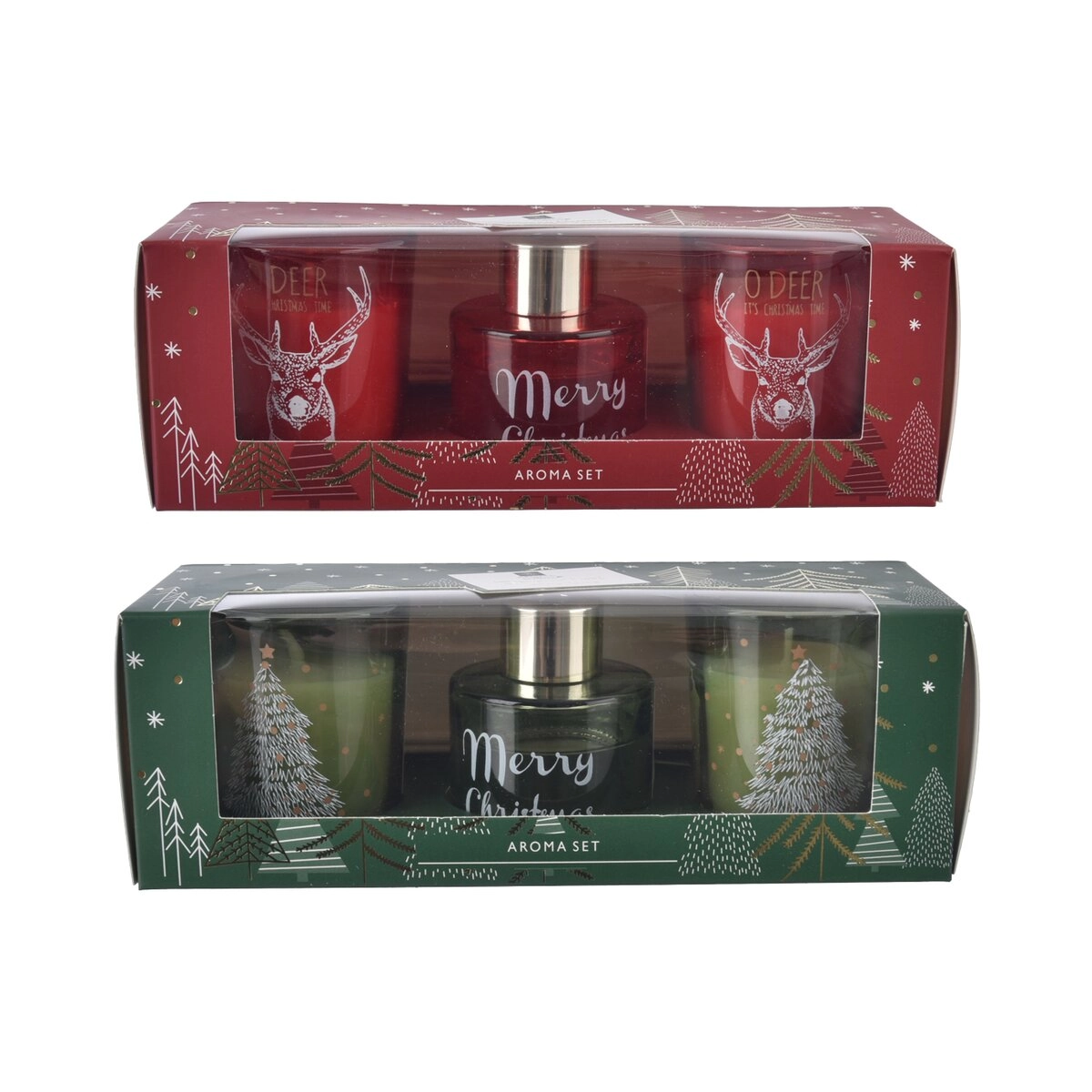 E-shop Vianočná sada aróma difuzéra a sviečky 30 ml (2 varianty)
