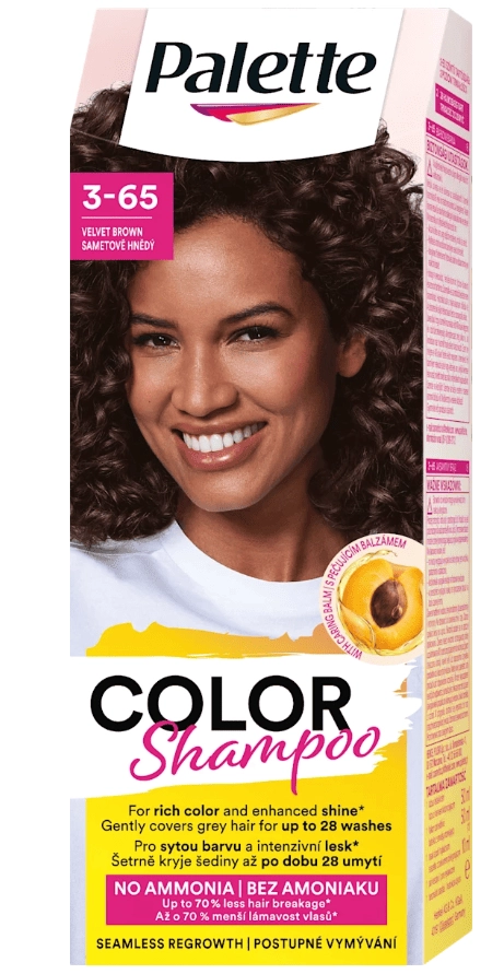 E-shop Schwarzkopf Palette Color Shampoo 244 čokoládovo hnedá