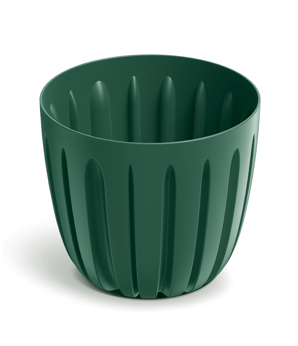 E-shop Prosperplast Plastový kvetináč WARIOS tmavozelený, 16,8 cm