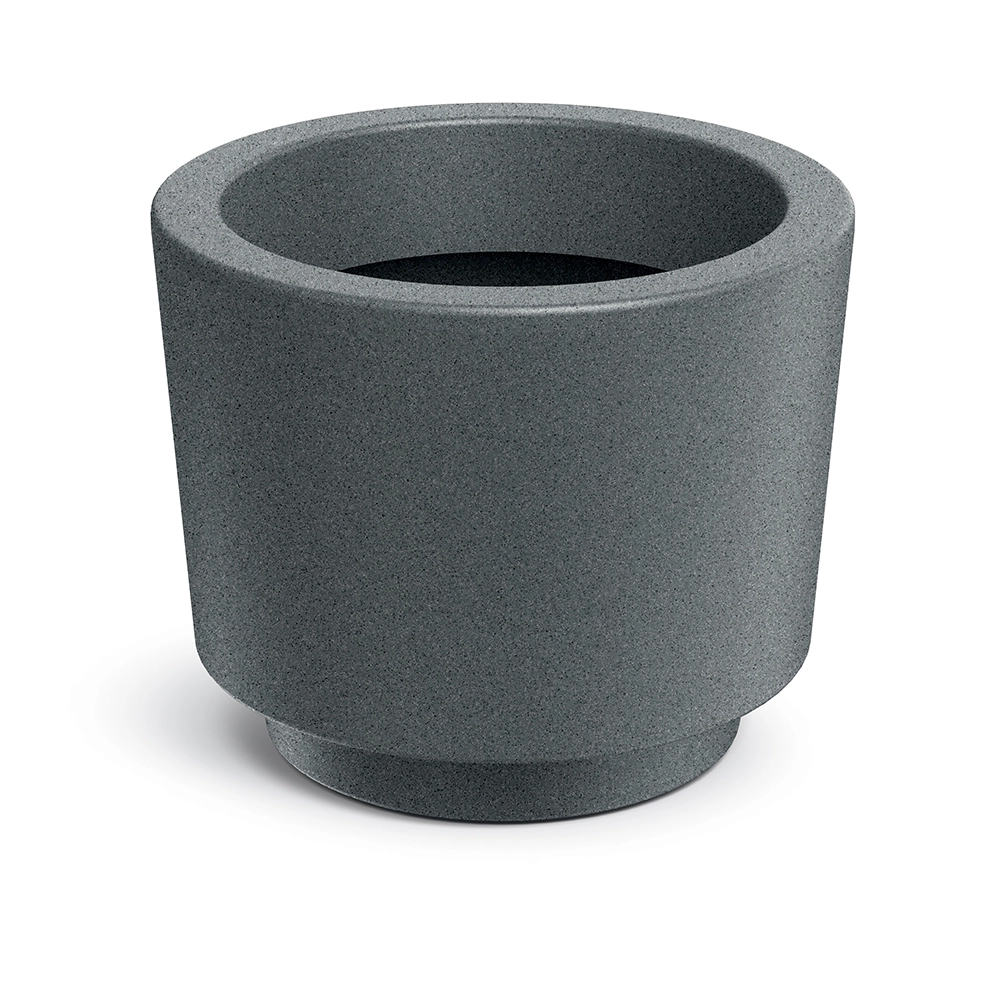 E-shop Prosperplast Květináč SPLITOS ROUND granitově šedý, 30 cm
