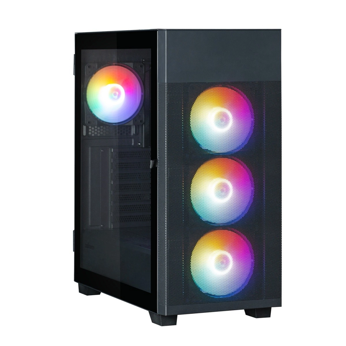 PC skriňa S5 NEO Black ATX Mid Tower s FRGB ventilátormi