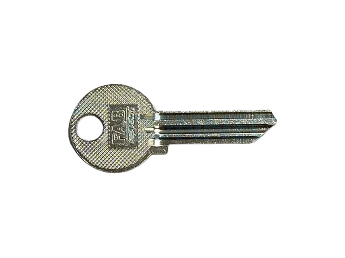 Náhradný kľúčový polotovar R10 s niklovým povrchom