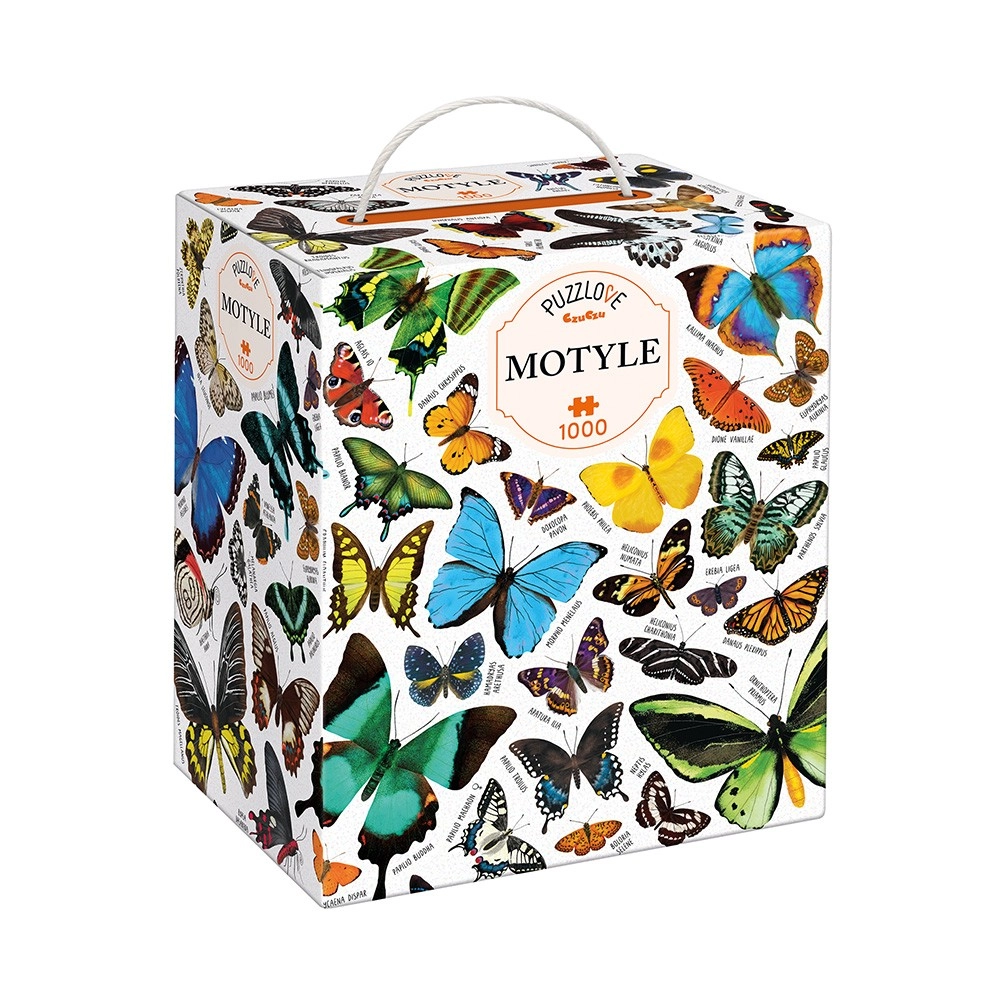 Puzzle Puzzlove Motýle 1000 dielikov