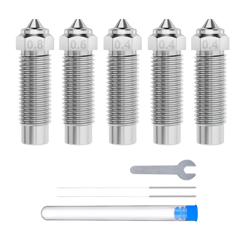 E-shop Sada trysiek z kalenej ocele pre Elegoo Neptune 4 Plus a Neptune 4 Max (0,4/0,6/0,8 mm)