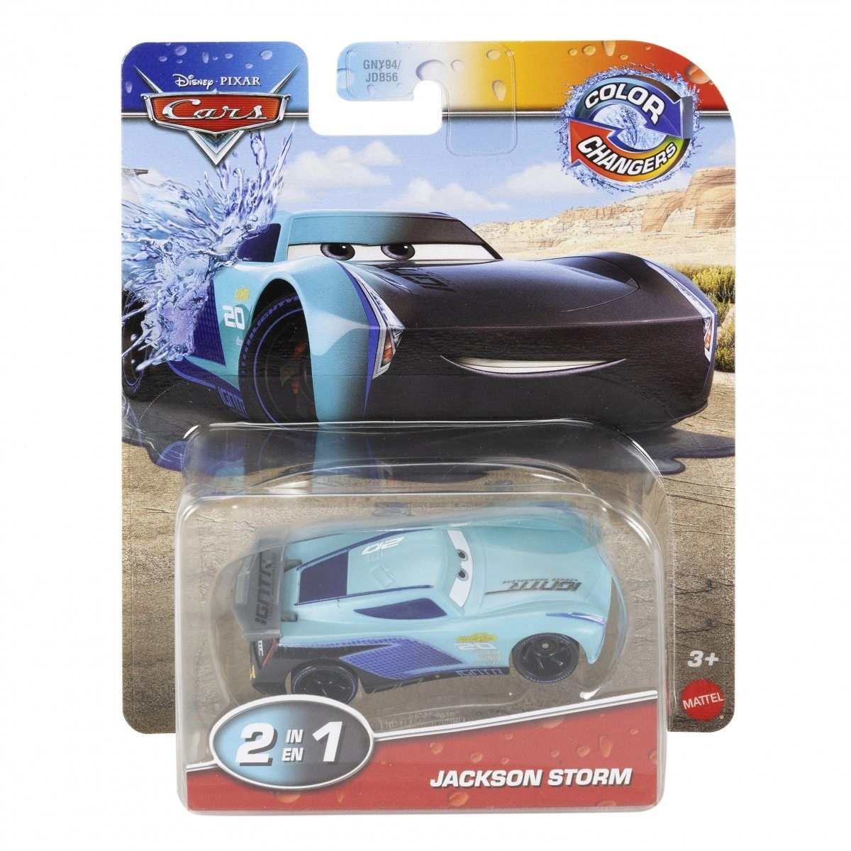 Premávajúce autíčko meniace farbu, Jackson Storm
