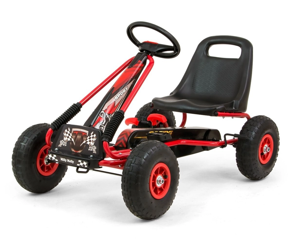E-shop Go-kart šliapacia motokára Milly Mally Thor červená