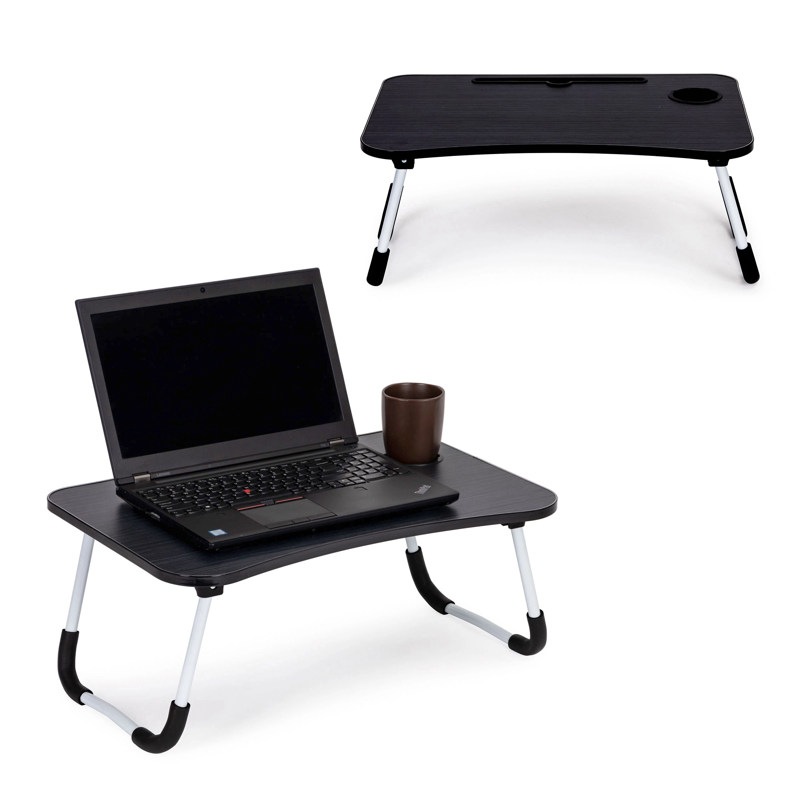 E-shop ModernHome PJJLT0001 Stojan na notebook 60 x 40 cm, černý