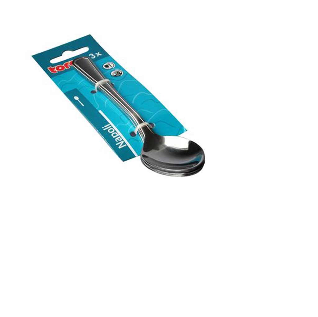 E-shop TORO Lyžička čajová Napoli, 3 ks