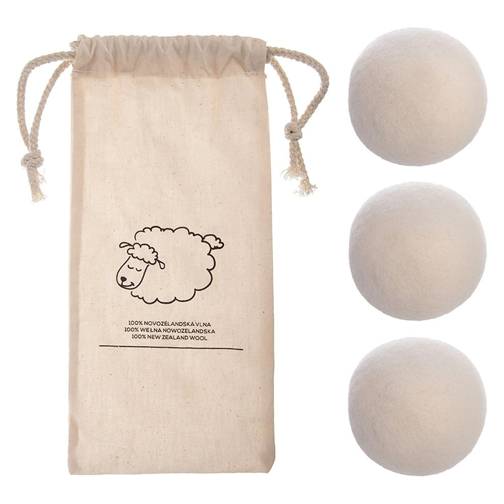 Vlnene sušiace gule do sušičky 7 cm, 3 ks