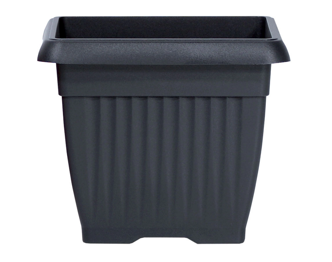 E-shop Kvetináč Terra hranatý 24 cm antracitový