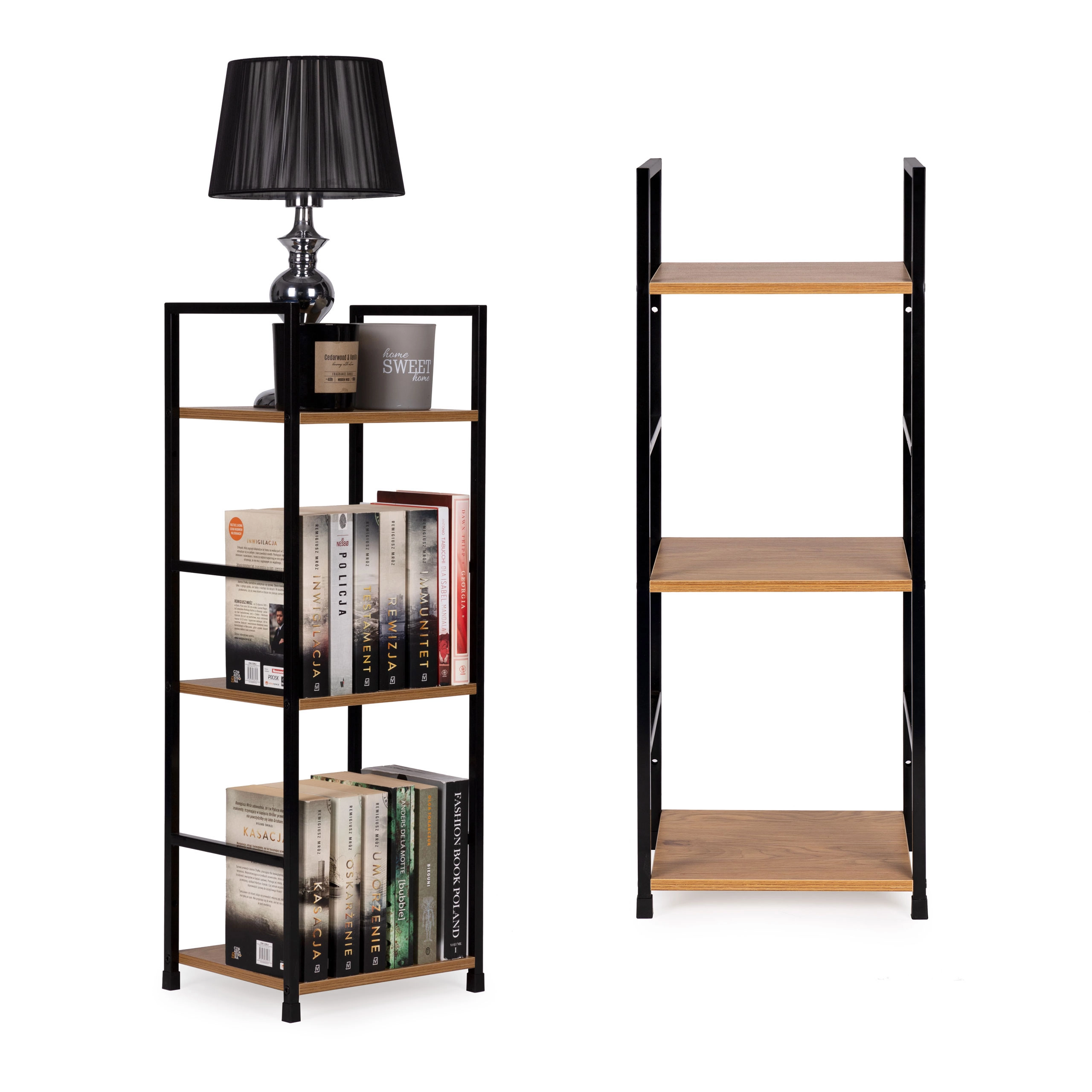 E-shop Modernhome loftová knižnica s 3 policami