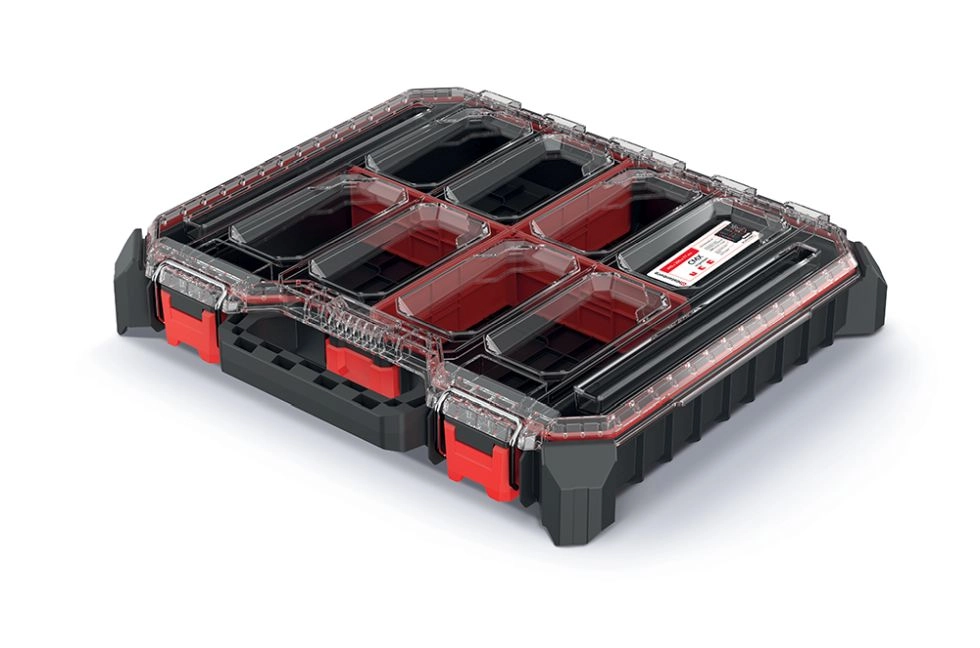 E-shop Modulárny organizér na náradie 44,5 × 39 × 7,7 cm, čierny