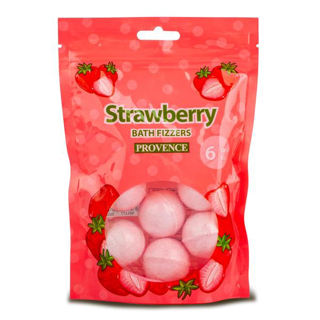 E-shop Provence Šumivá bomba do kúpeľa jahoda 6x20g