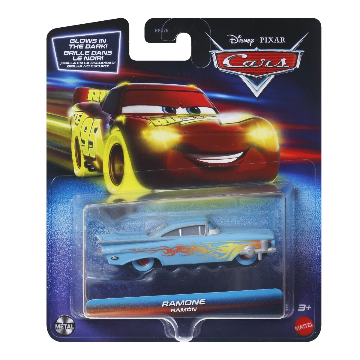 Svieťacie autíčko Cars Glow Racers