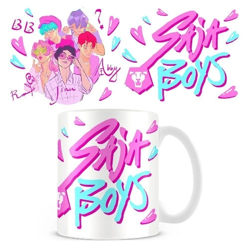 E-shop Euroswan Keramický hrnček SAJA BOYS K-POP DEMON HUNTERS 325 ml