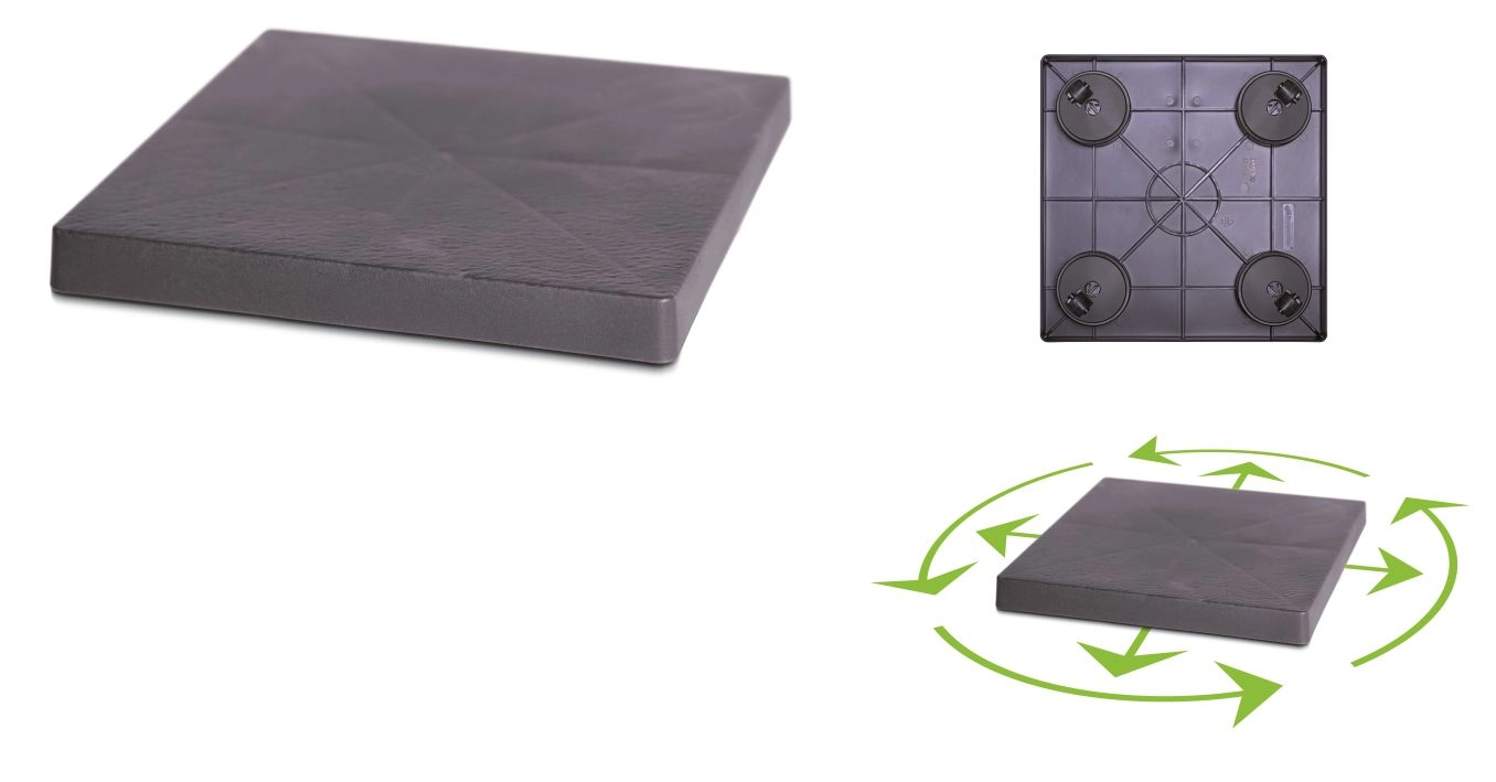 E-shop MOBILE PLATFORM SQUARE Pojazdná podložka terakota 39 cm
