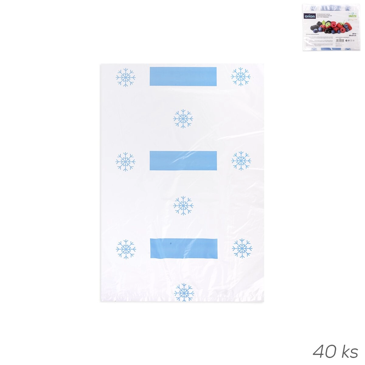 E-shop Mraziace vrecká Extra 30 × 20 cm, 40 ks