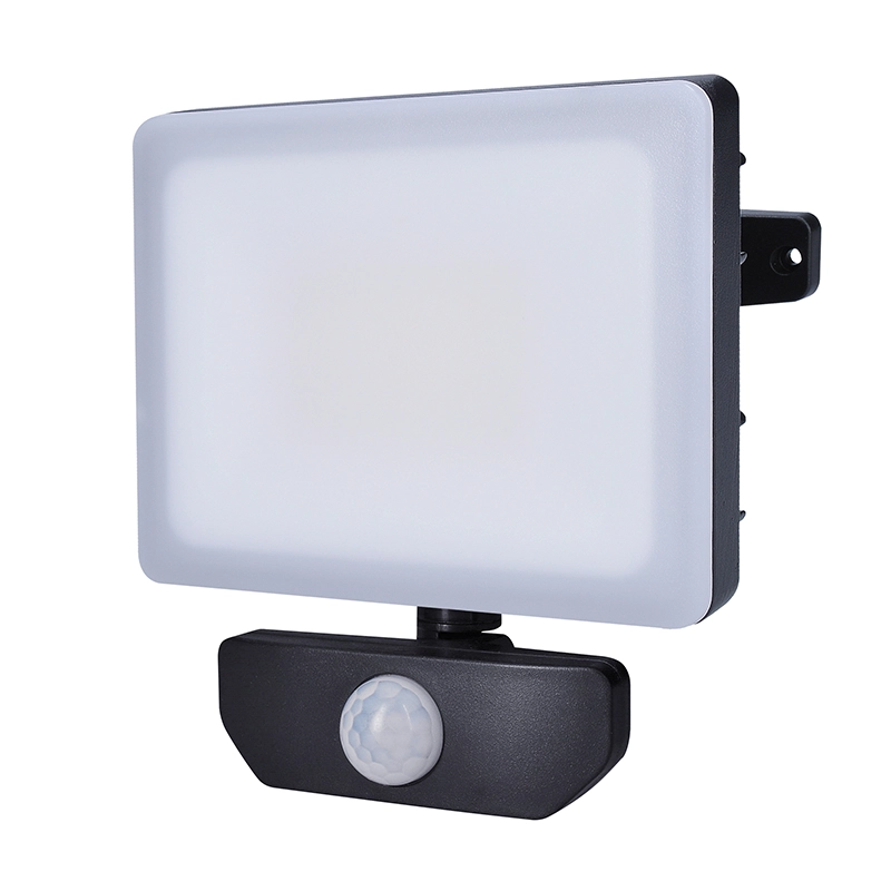 Solight Quick LED reflektor so senzorom pohybu 30 W, 2550 lm, 4000 K, IP44, čierny
