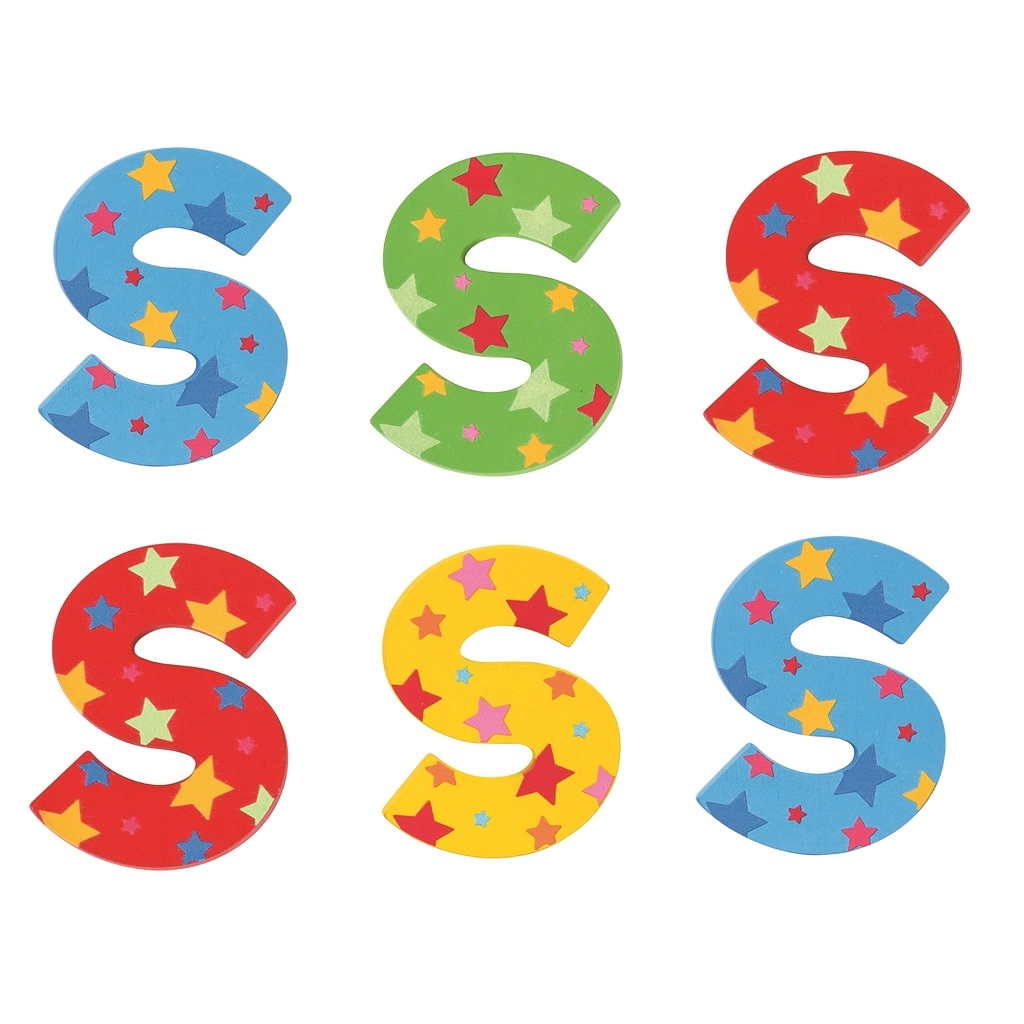 E-shop Bigjigs Toys hviezdičkové písmenko S