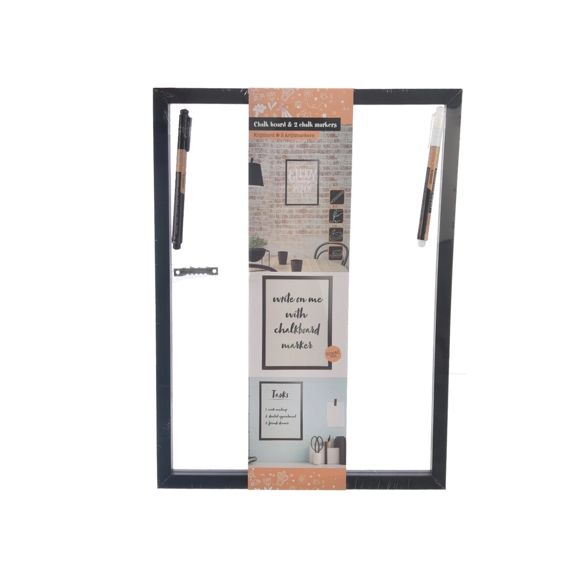 E-shop Sklenená popisovacia tabuľa 30 × 40 cm