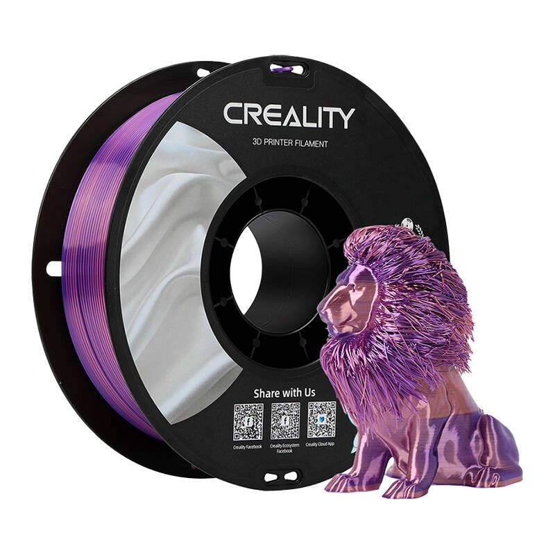 E-shop Silk PLA filament Creality ružovo‑fialový 1,75 mm