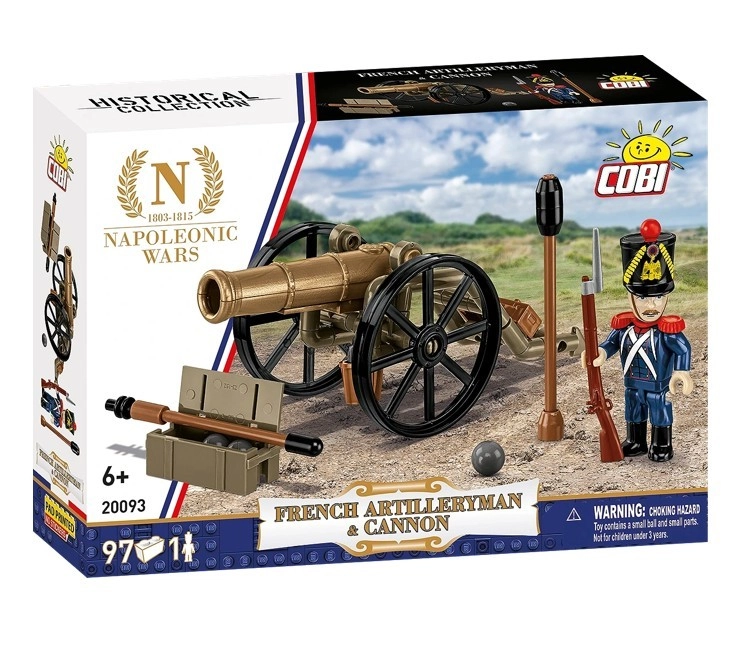 E-shop Cobi 20093 Napoleon Dělostřelec s kanónem