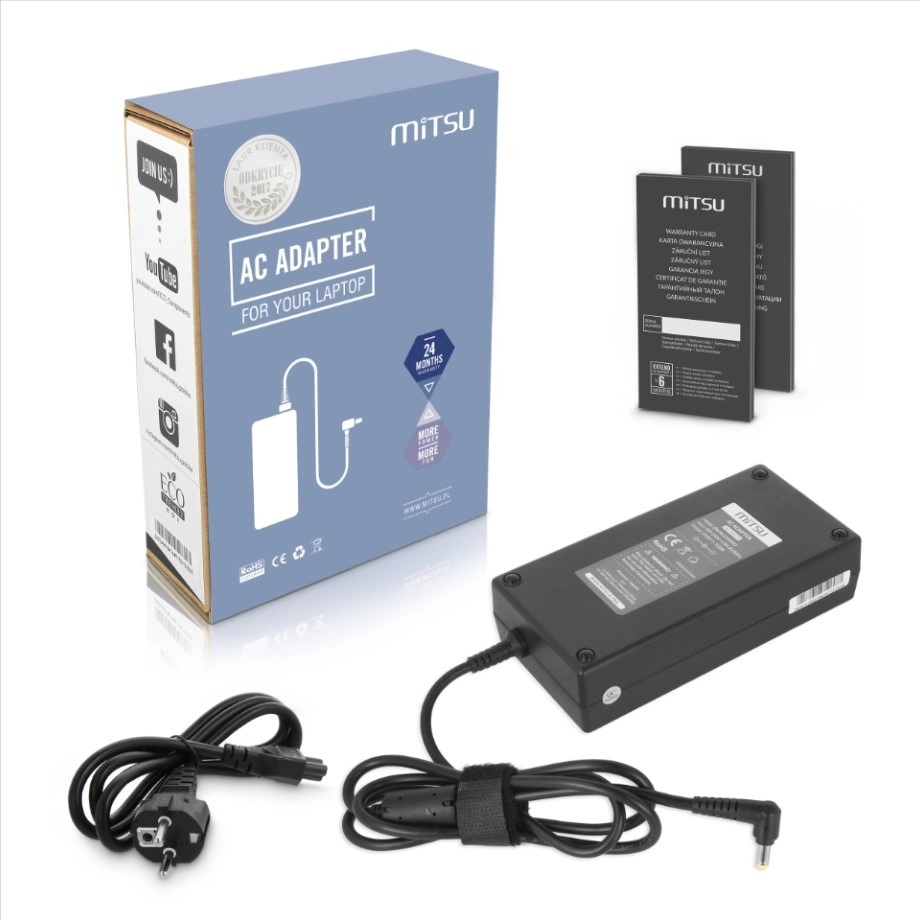 Sieťový adaptér pre notebooky Acer 19,5 V 9,23 A 180 W