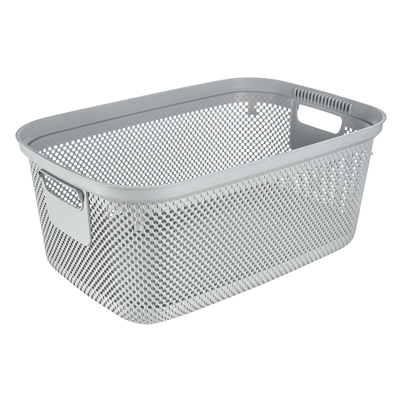 E-shop Kôš na čistú bielizeň sivý 53 × 34,5 × 22,5 cm