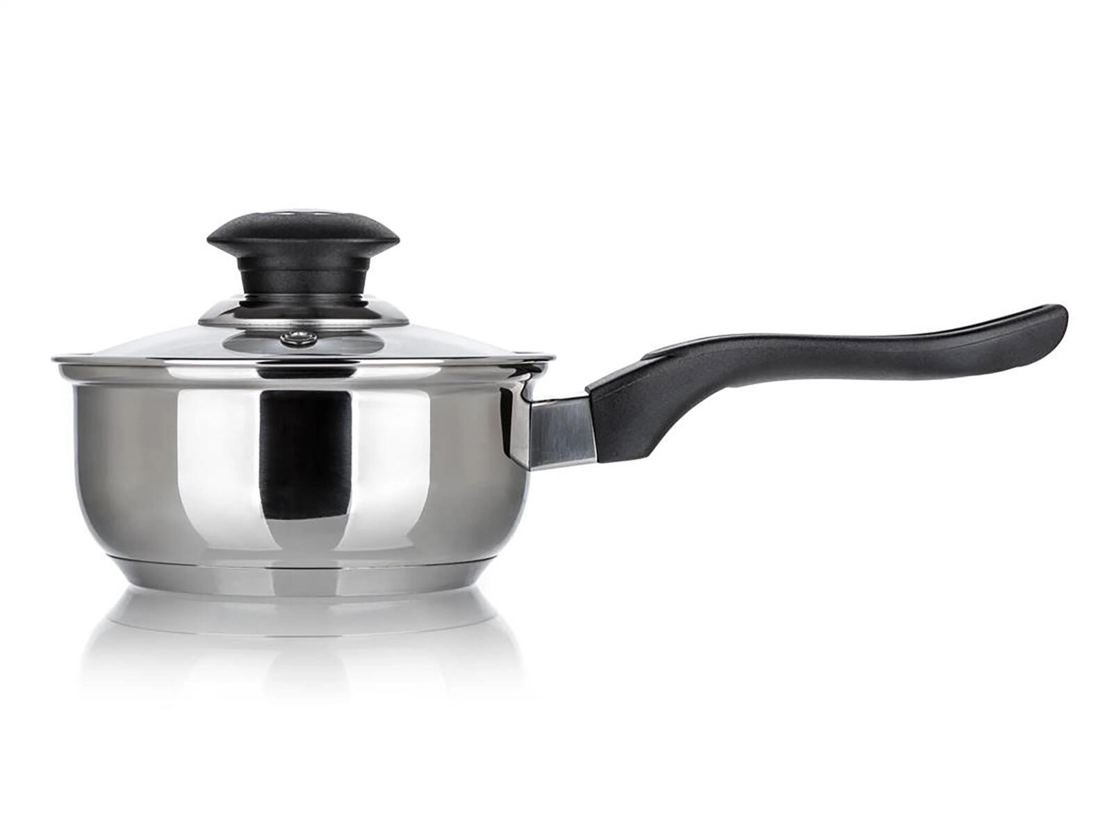 E-shop SUPER VALUE Rajnica 14 cm, so sklenenou pokrievkou, 0,8 l, nerez