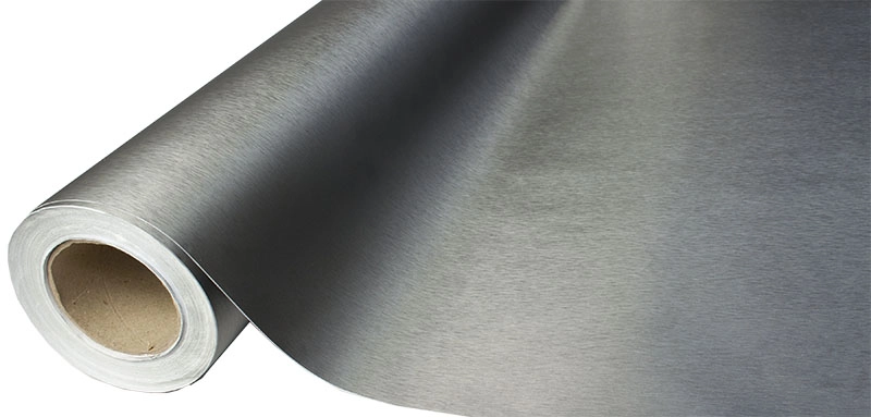 E-shop KIK KX10161 Fólia metalická kartáčovaná grafitová 1,52x30 m