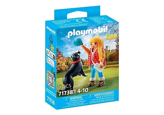 Dievča s pastierskym psom PLAYMOBIL