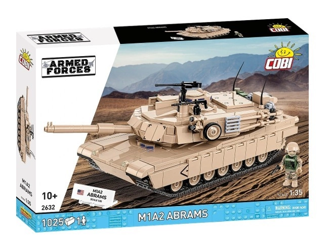E-shop Cobi 2632 Armed Forces M1A2 Abrams, 1:35, 1025 k, 1 f