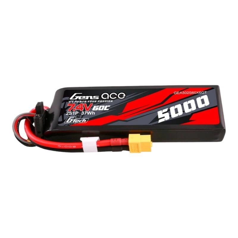E-shop Gens Ace G-Tech 5000 mAh 7,4 V 60C LiPo 2S s konektorom XT60