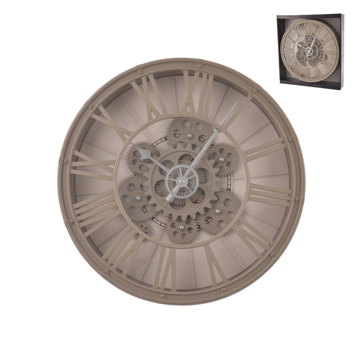 E-shop Nástenné plastové hodiny 39 cm