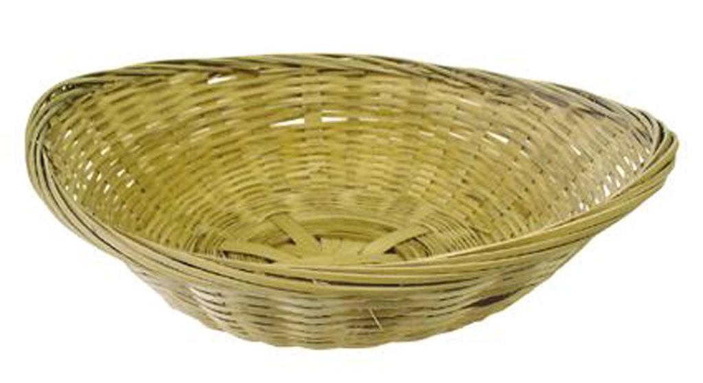 E-shop košík prútený na pečivo 18,5 x 25 x 6,6 cm