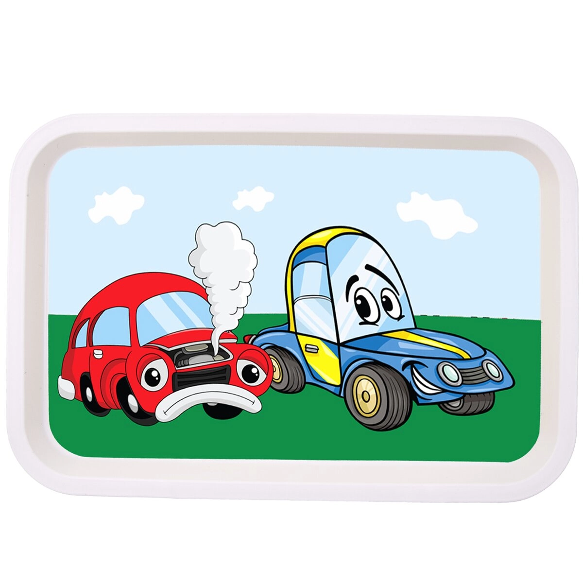 E-shop Orion Plastová servírovacia tácka Auto 30,5x21 cm