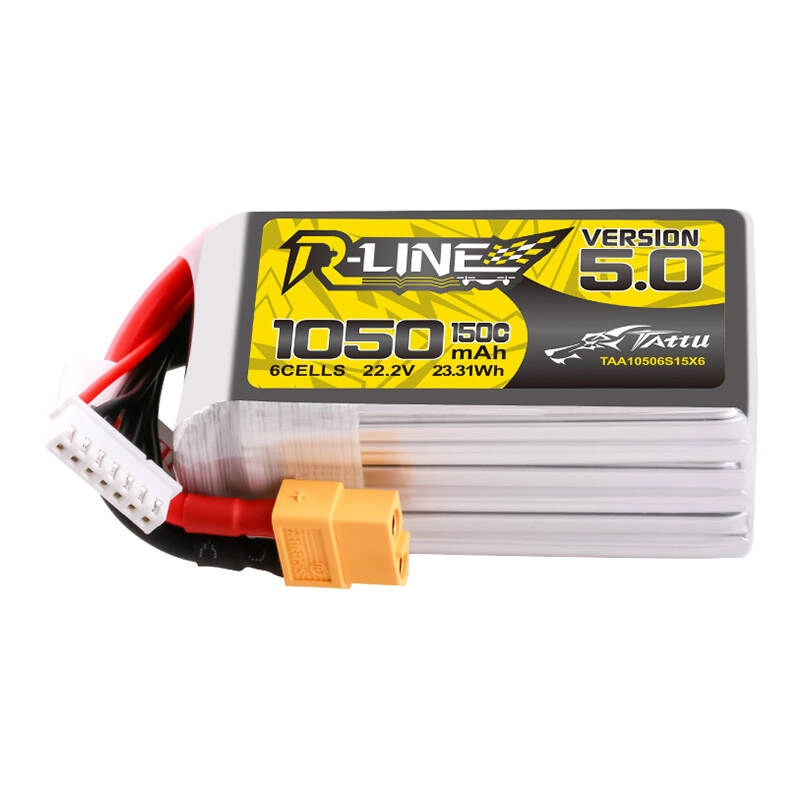 E-shop Tattu Akumulátor R-Line 5.0 1050mAh 22.2V 6S 150C XT60 Plug