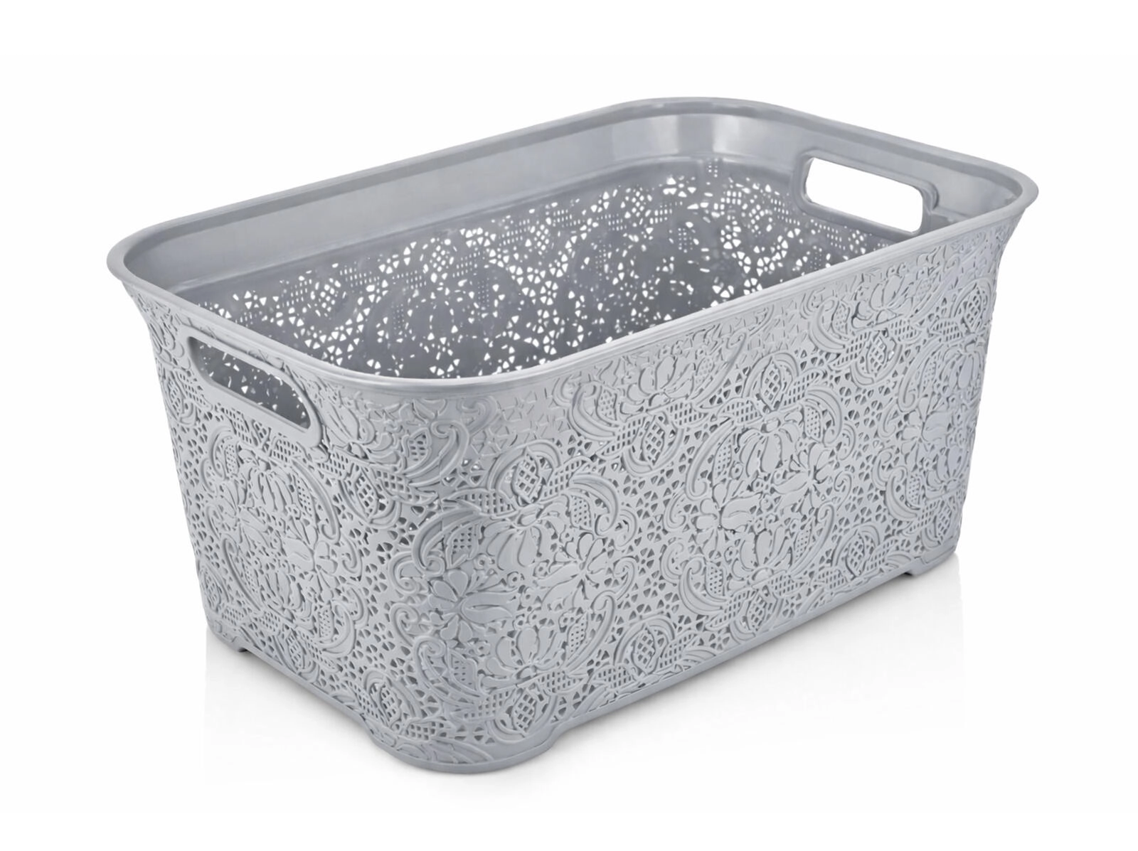 Kôš na čistú bielizeň 35 l plast svetlý