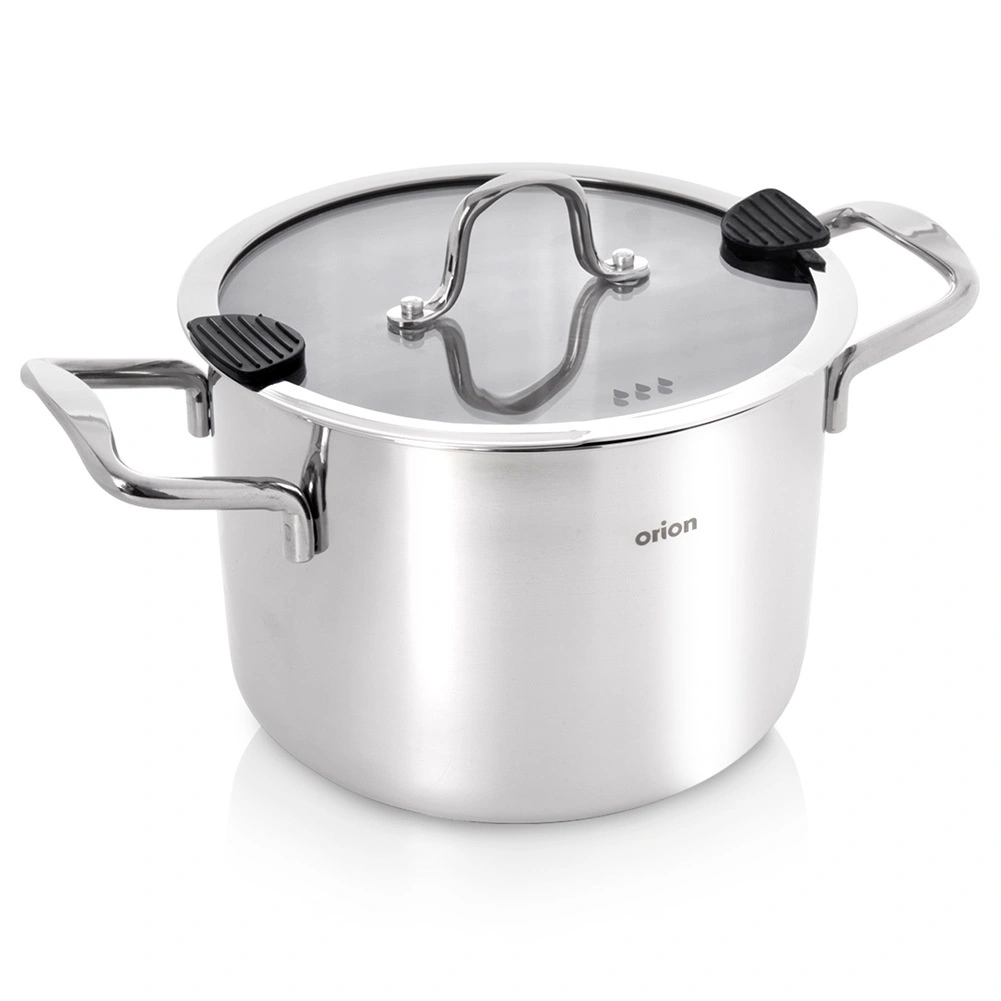 E-shop Nerezový hrniec s pokrievkou VENICE 20 cm, 4,6 l