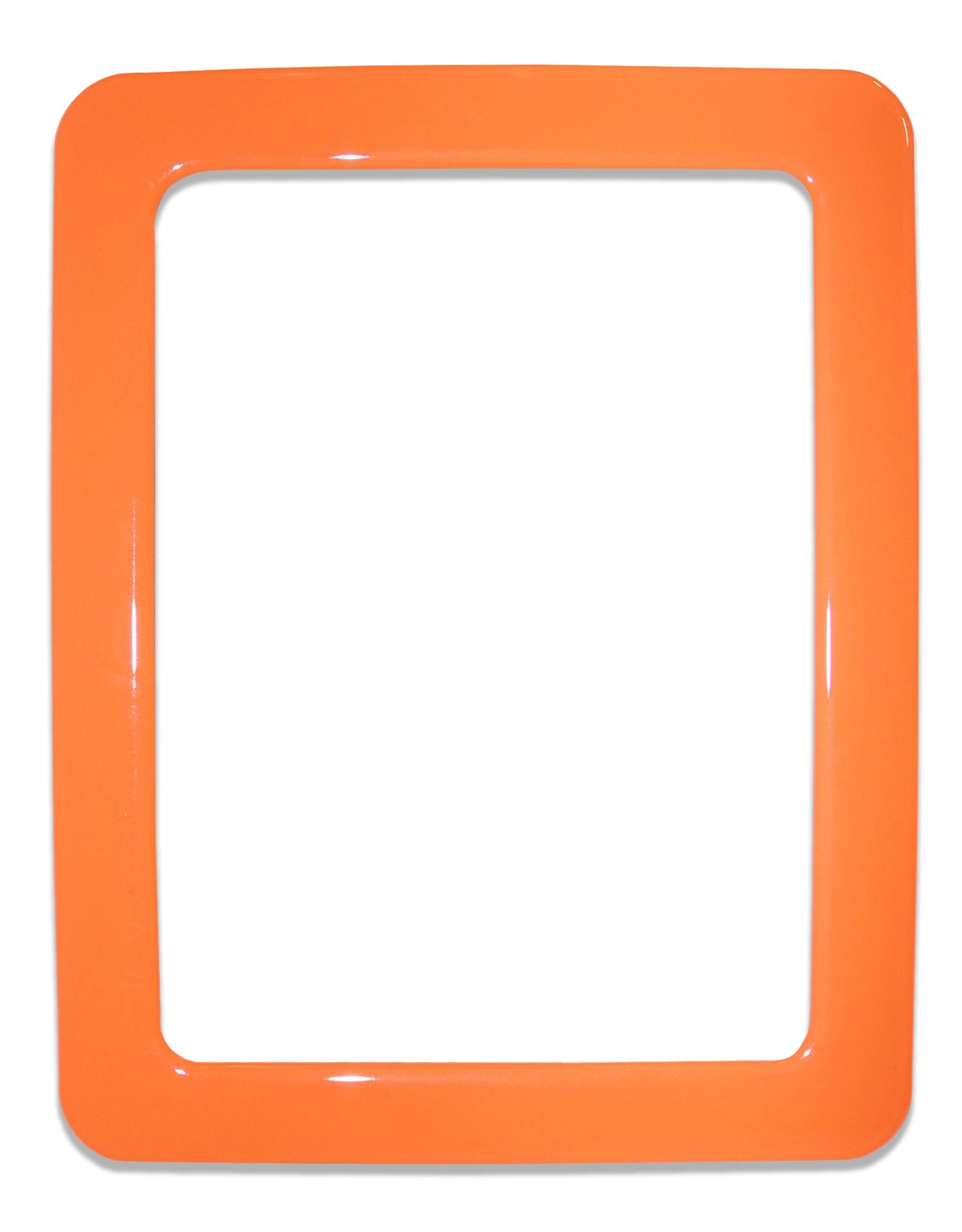 E-shop Magnetický samolepiaci rámček oranžový 16,0x11,8 cm
