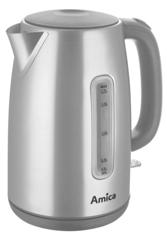 Elektrická varná kanvica Amica 1,7l Inox