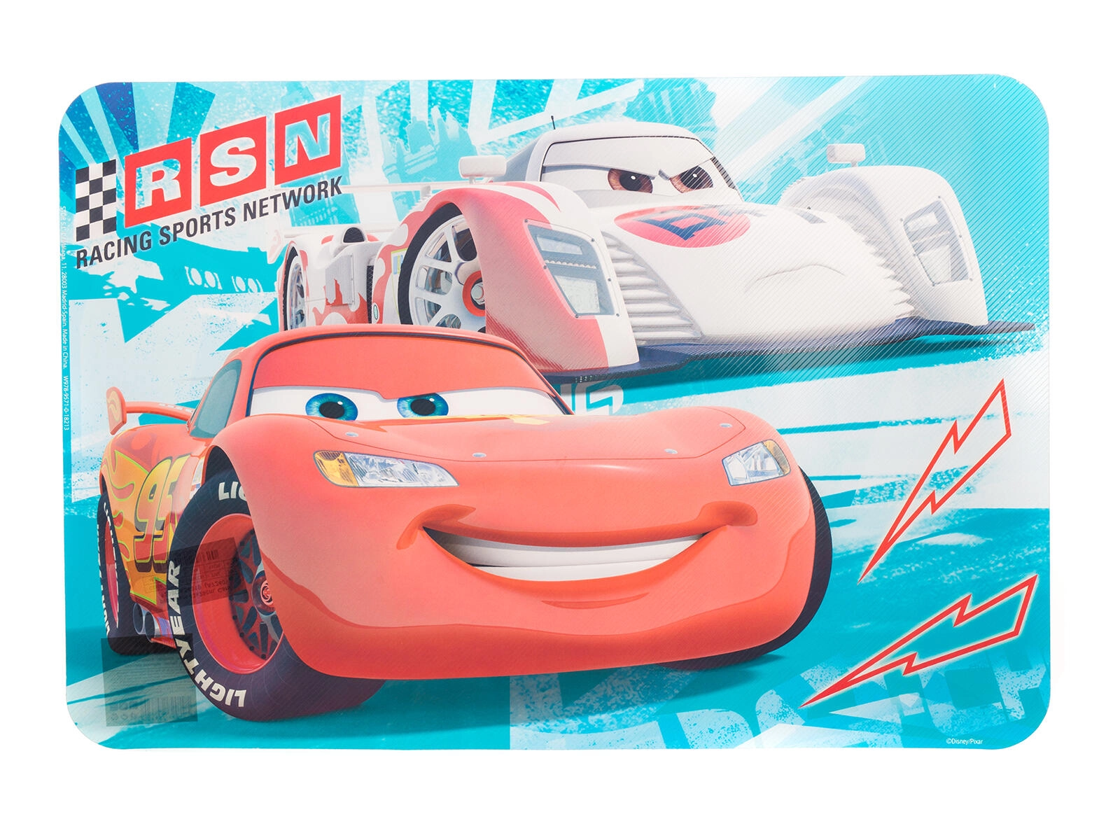 E-shop Detské plastové prestieranie CARS 43 × 29 cm