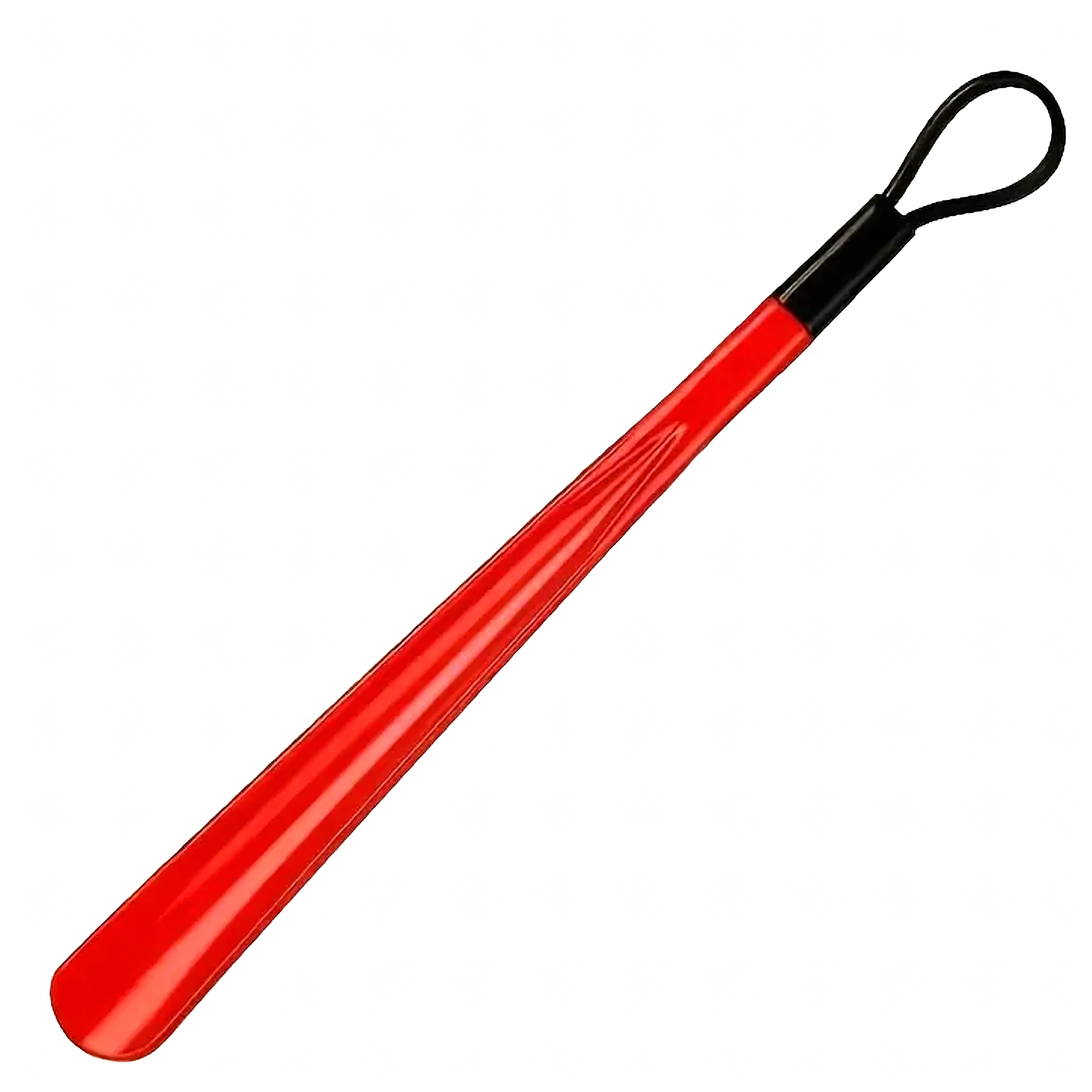 E-shop Plastová lyžica na obúvanie 48 cm s háčikom – červená