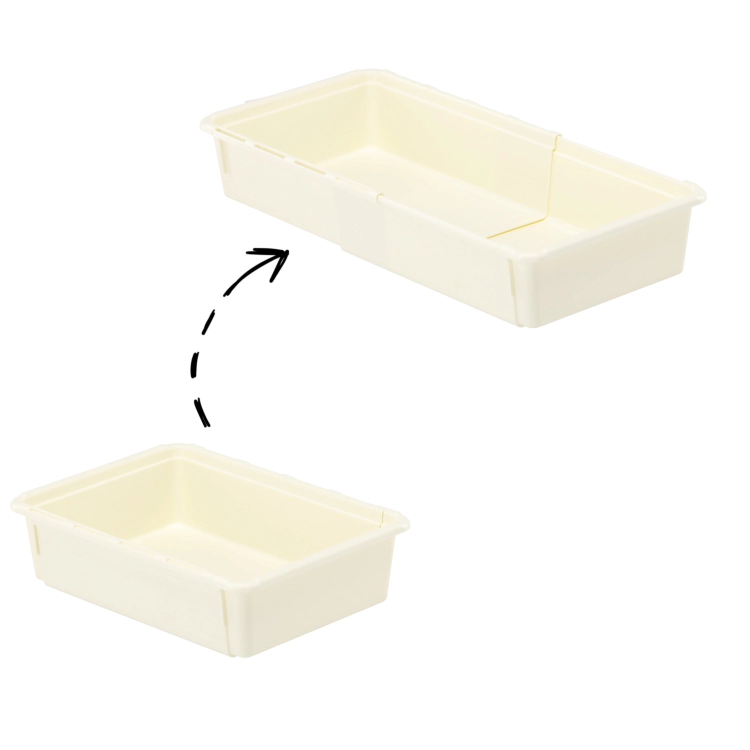 E-shop Organizér do domácnosti MiniMax 25 × 18 × 7 cm, plastový zásobník