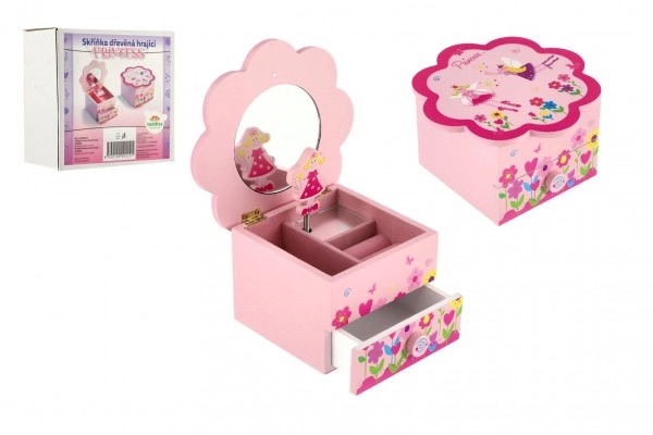 Teddies Dětská šperkovnice Princess 14,5x8x14,5cm