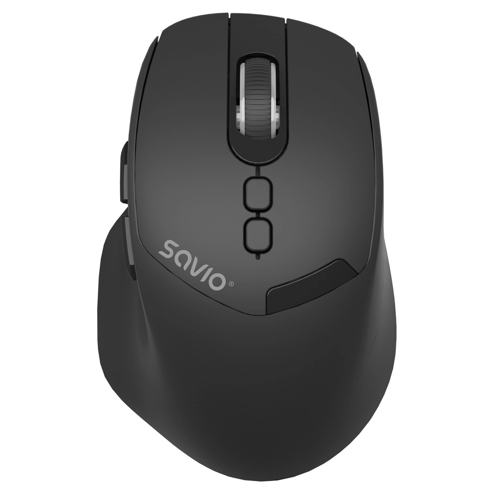 SAVIO MB-06 bezdrôtová ergonomická myš 2.4 GHz a Bluetooth 5.4
