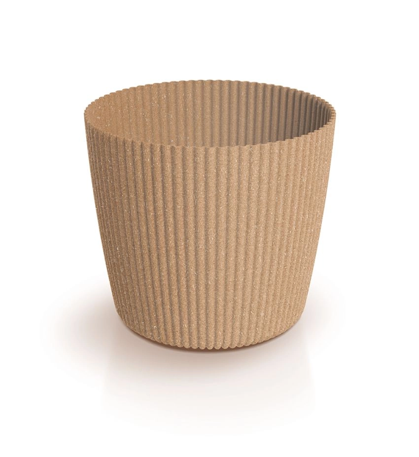 E-shop Prosperplast Květináč MILLY ROUND ECO WOOD naturo 10,9cm