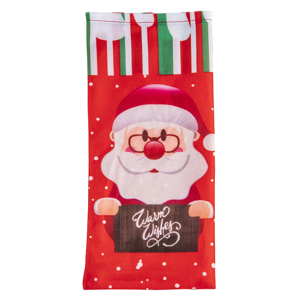 Vianočný obal na fľašu Santa Claus 30 × 14 cm