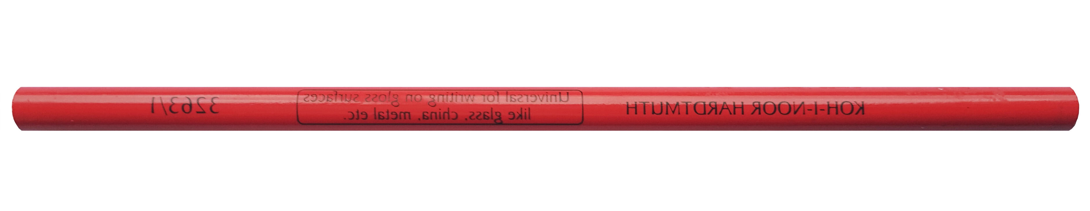 E-shop Rysovacia ceruzka na plech 18 cm Kmitex červená